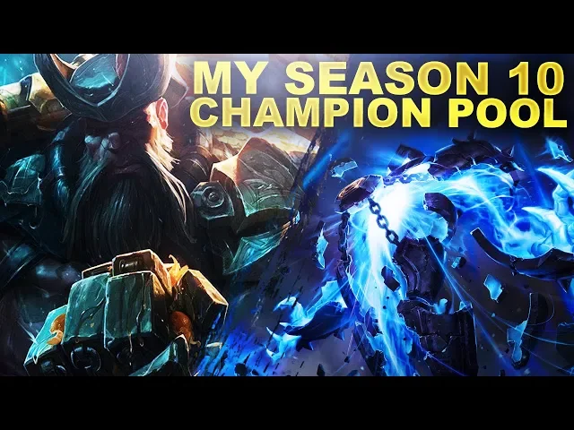 making my season 10 ranked champion pool!| league of legends